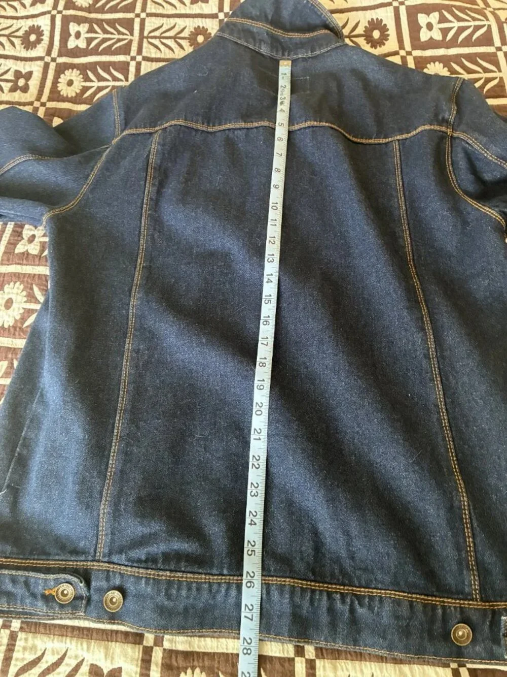 Empyre Men's Raw Denim Jacket, Blue, Size M